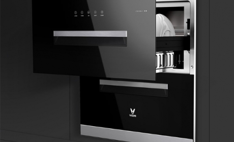 100L大容量家用嵌入式消毒碗柜 