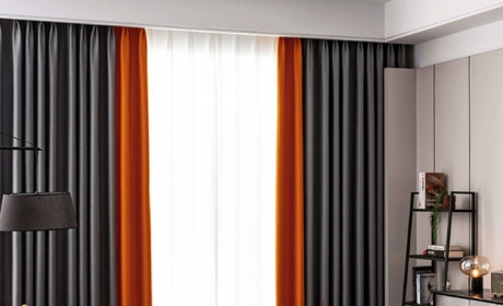 简约轻奢成品抹茶色高端遮光窗帘