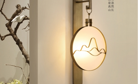 新中式复古壁灯中国风客厅背景墙卧室走廊过