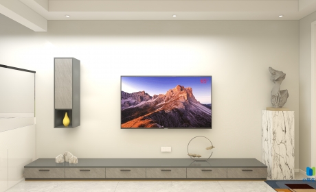 曲美定制电视柜