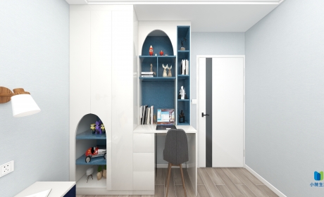 QM-4-104二楼儿童衣柜