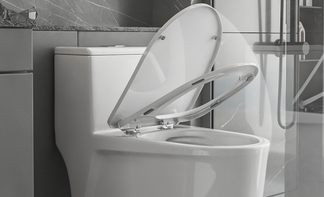 家用抽水马桶黑白坐便器虹吸式大口径节水座便器