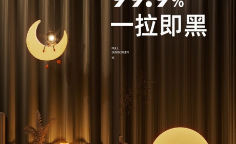 双帘纱帘挂钩式加厚全遮阳窗帘3-105全套