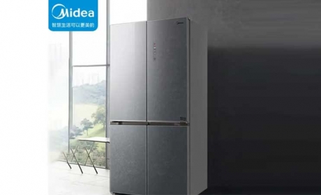 美的482升嵌入式冰箱