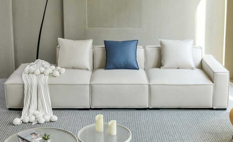 2.6米极简三人位沙发